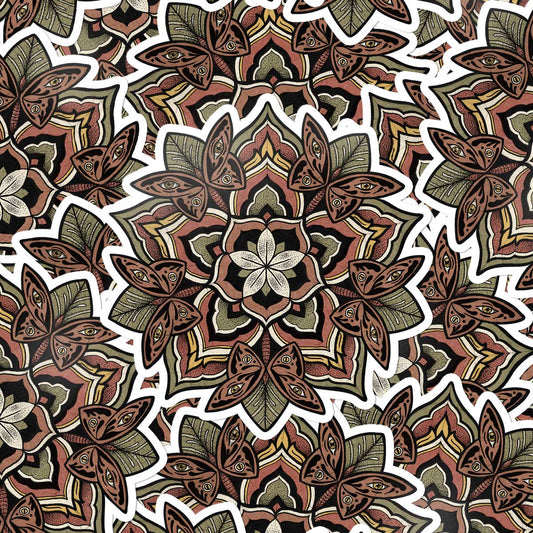 Metamorphosis Mandala Sticker